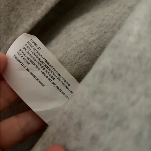 Theory Wool Shacket - Picture 3 of 6